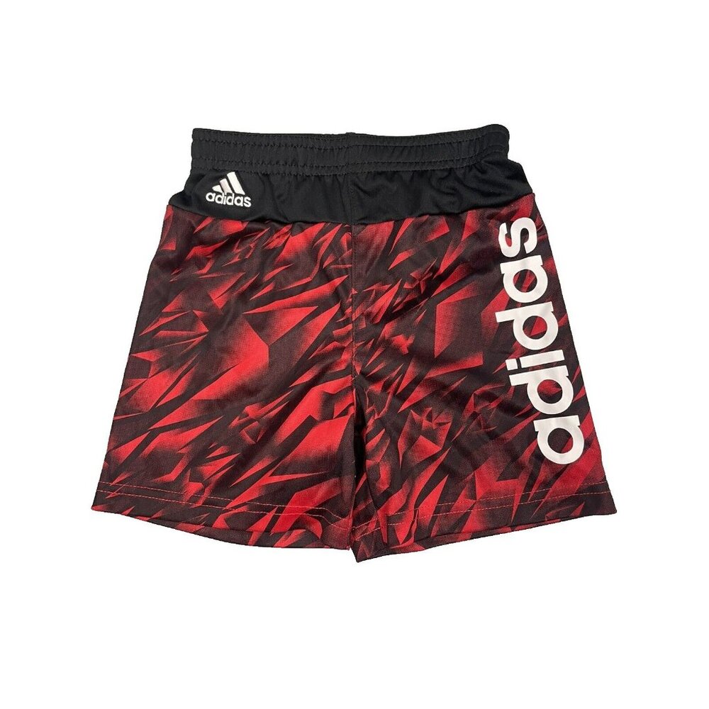 ADIDAS Climalite Printed Shorts Toddler Boy's Size 2T Red